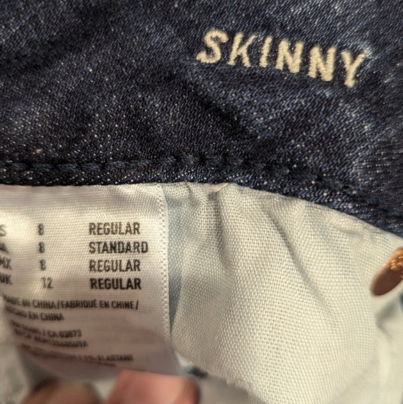 Women's American Eagle Outfitters Skinny Jeans SZ 8 - Picture 2 of 2